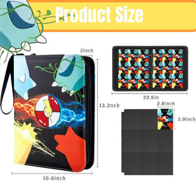 UFKGXZ Card Binder 50 removable sleeves for flexible organization