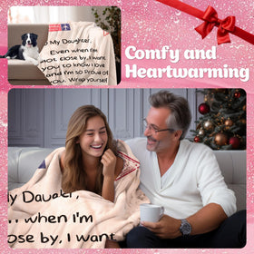 UFOORO dad and daughter heartthrow on couch for a cozy movie night