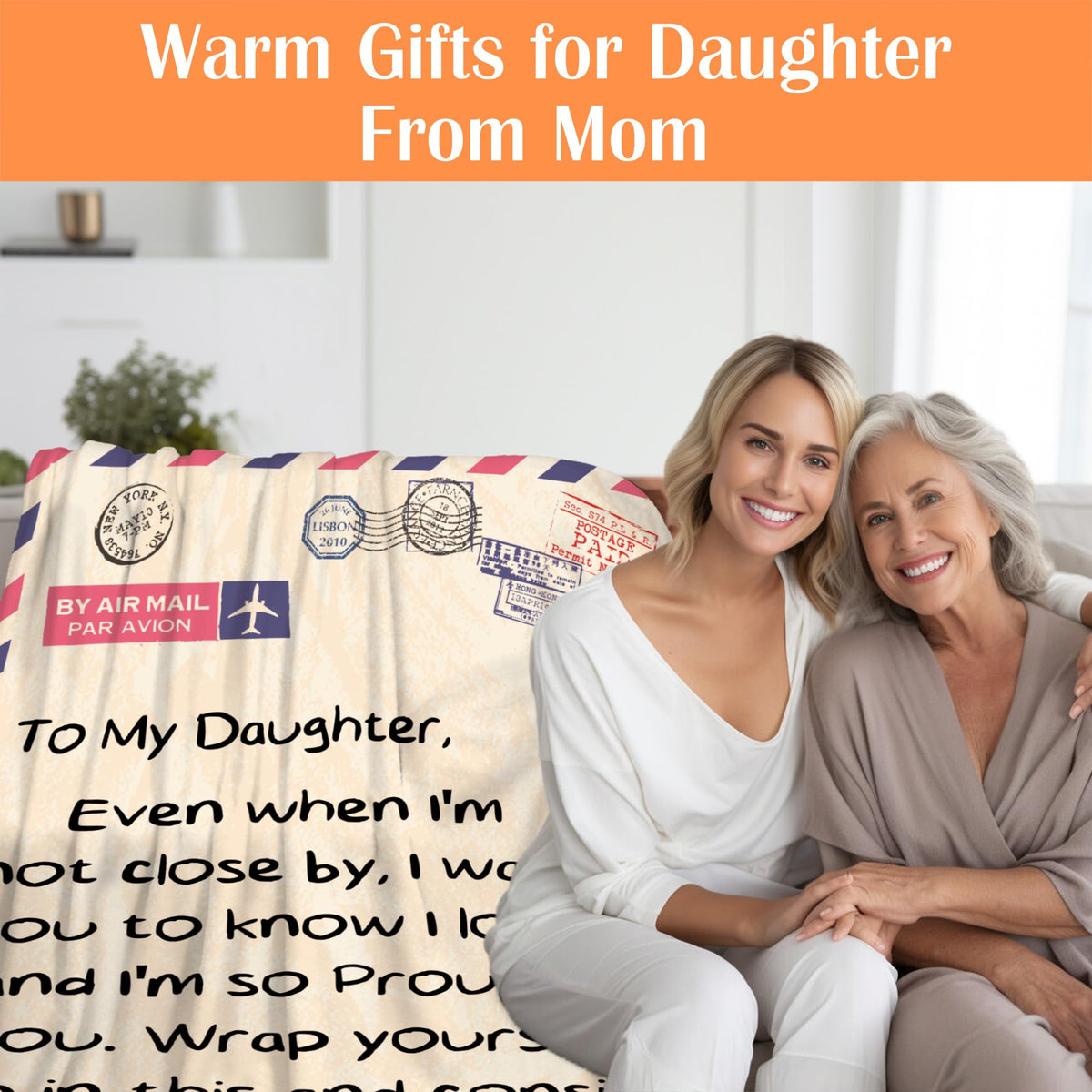 UFOORO cozy throw blanket on sofa creating a warm home ambiance