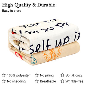 UFOORO valentines-day-daughter-blanket shown as a thoughtful gift idea