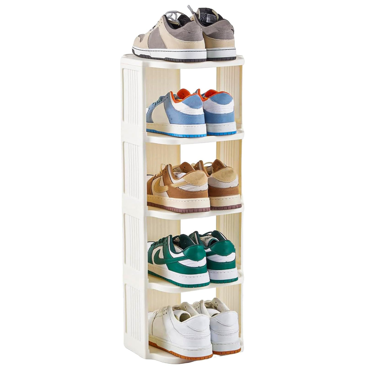 UFORU small shoe rack being assembled for compact entryway organization
