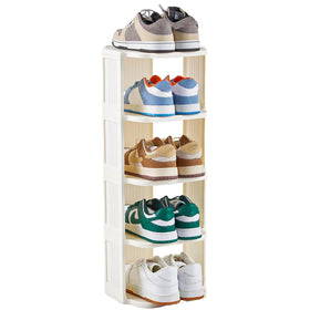 UFORU small shoe rack being assembled for compact entryway organization