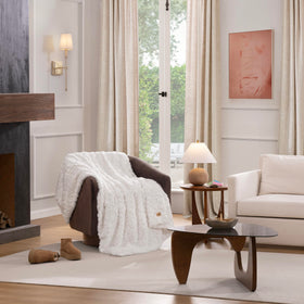UGG Adalee plush throw for teen room with luxe texture