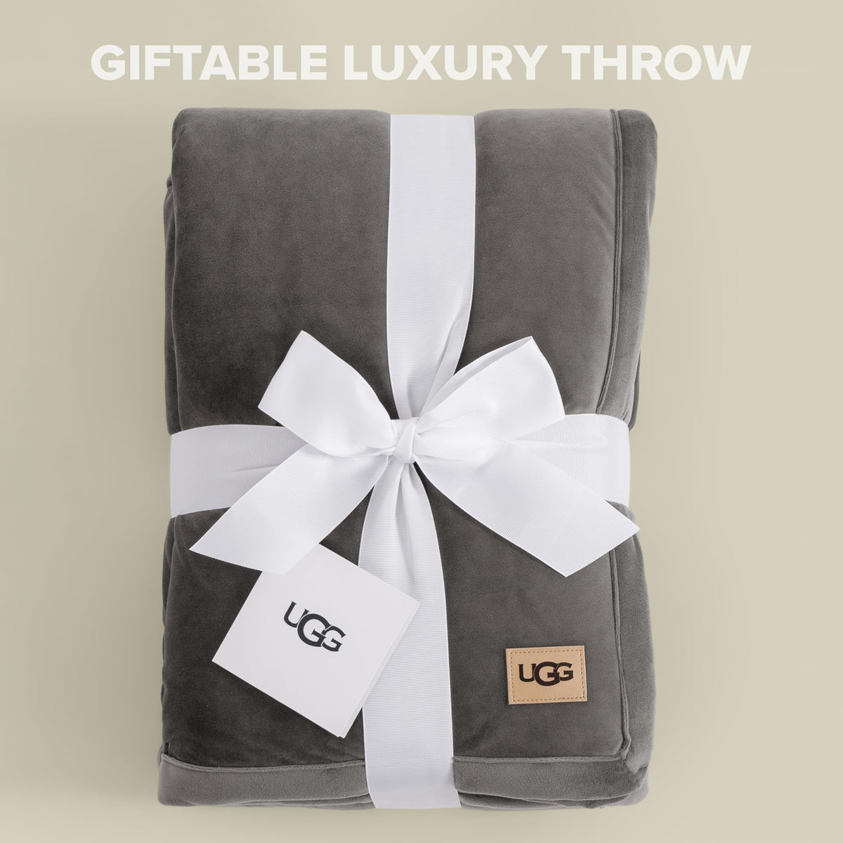 UGG Bliss Throw Blanket 50x70 inches ideal for couch or bed.