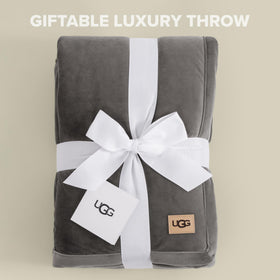 UGG Bliss Throw Blanket 50x70 inches ideal for couch or bed.
