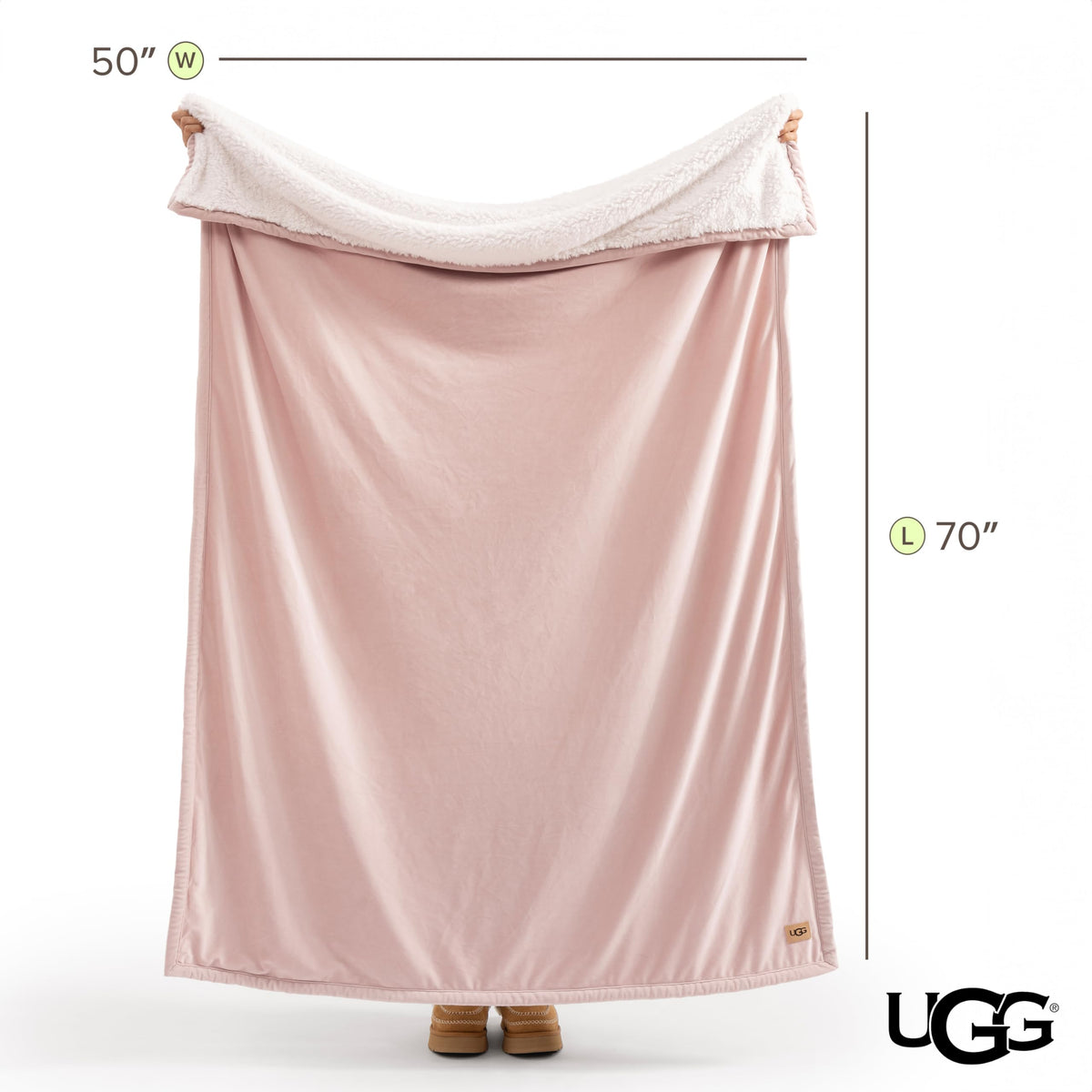 UGG Bliss Throw Blanket gift-ready packaging enhances gift appeal.