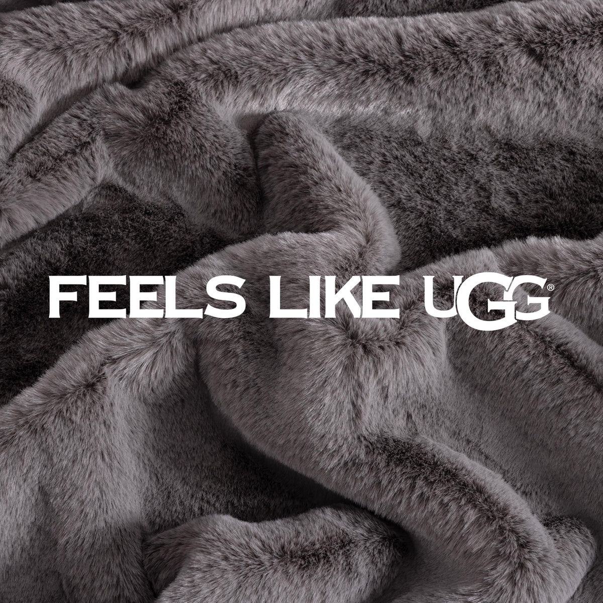 UGG Euphoria bed or couch decor adds luxurious texture to any room.