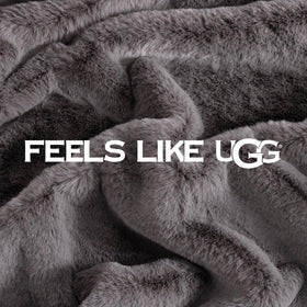 UGG Euphoria bed or couch decor adds luxurious texture to any room.