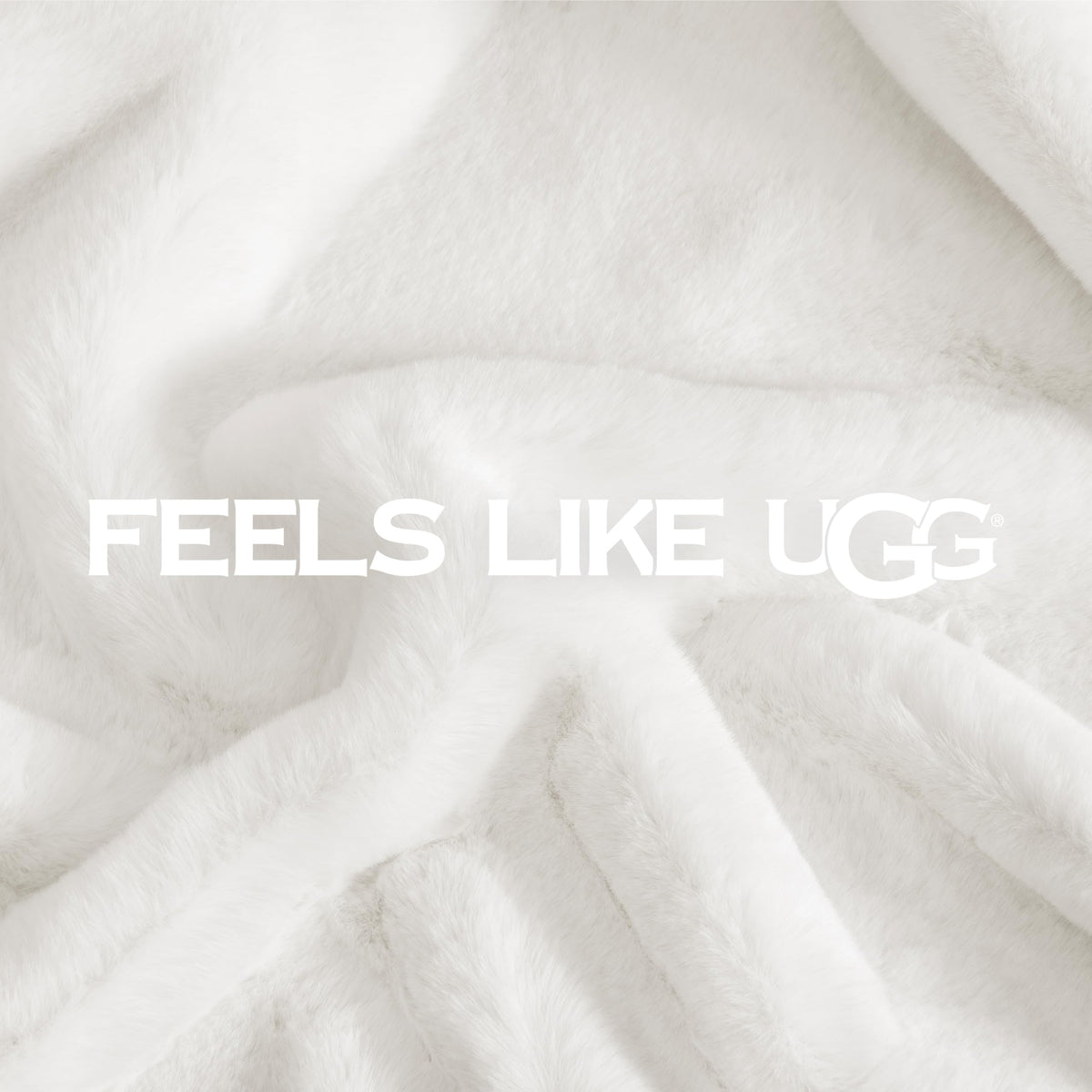 UGG Euphoria Faux Fur Throw close-up fur detail