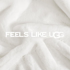 UGG Euphoria Faux Fur Throw close-up fur detail