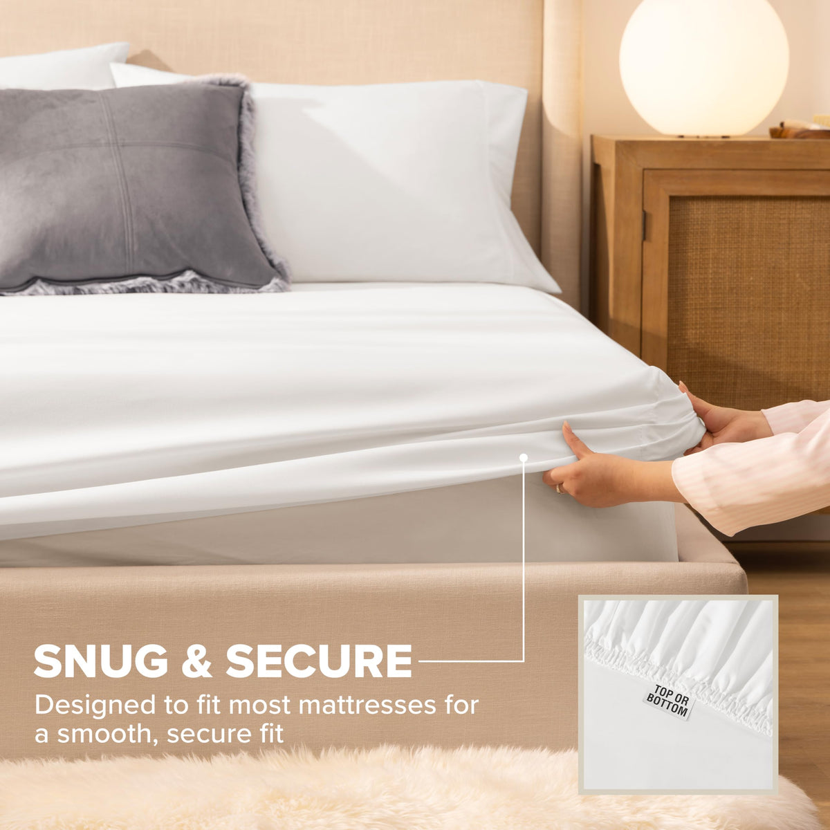 UGG Hedi cooling fabric enhances comfort for warm sleepers