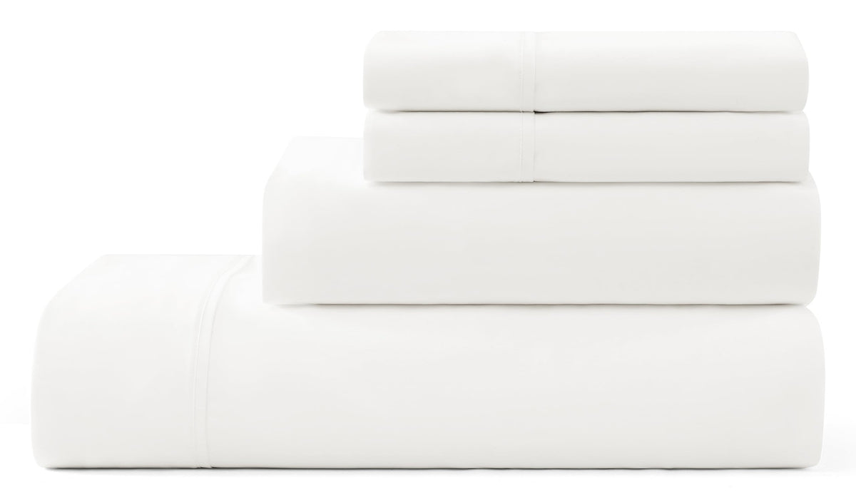 UGG Hedi king flat sheet close-up showing soft, cooling fabric