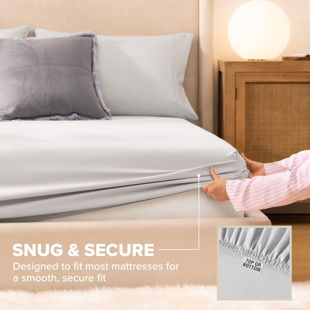 UGG Hedi king pillow shams 21x41 complete the luxury look and comfort.
