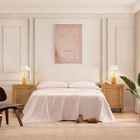 UGG Hedi queen sheet set deep-pocket fitted sheet secured to mattress