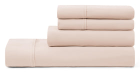 UGG Hedi queen sheet set fabric closeup highlighting ultra-soft, breathable material
