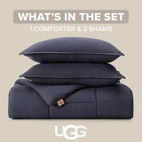 UGG Leonora pillow shams pair with the Full/Queen set
