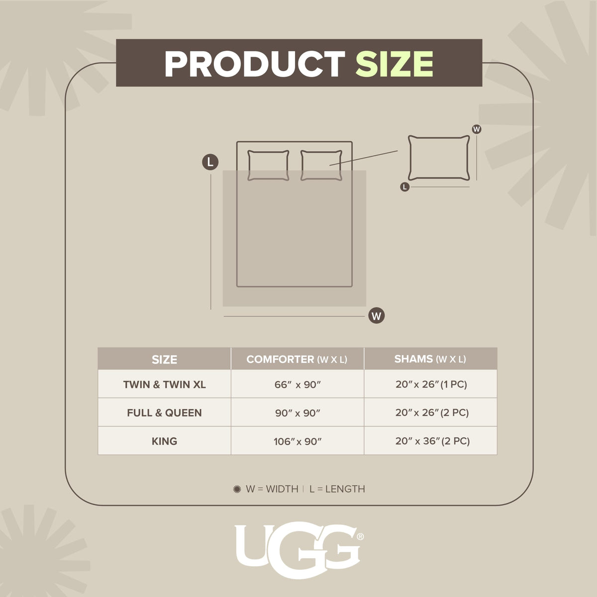 UGG Leonora reversible navy side for two décor looks