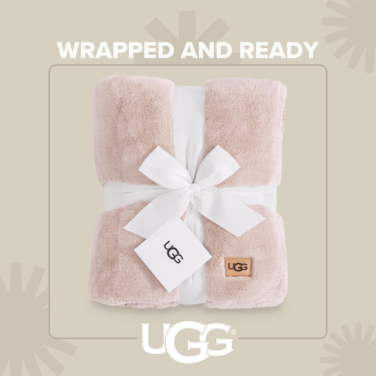 UGG Whitecap throw plush fleece texture ideal for couch relaxation.