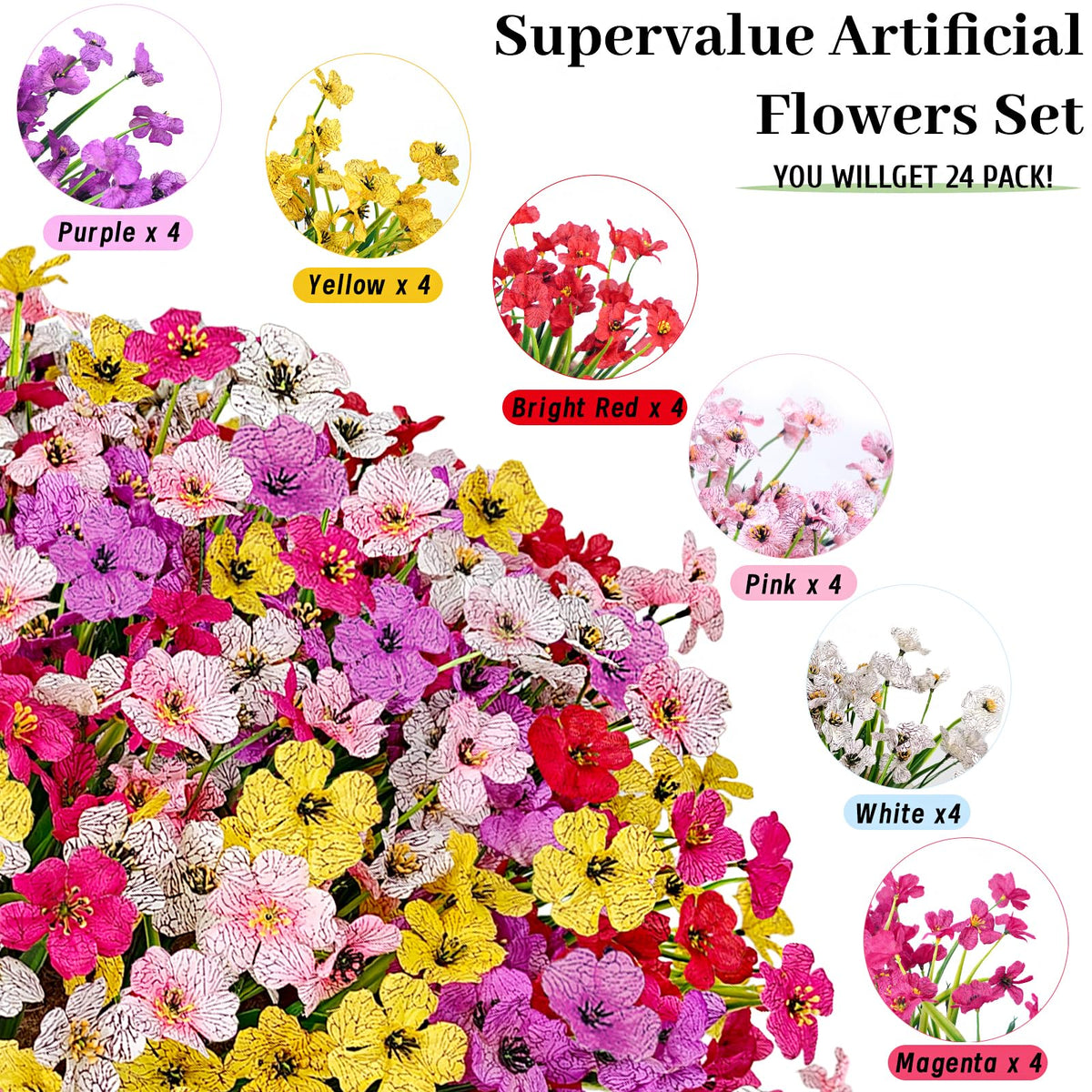 UV-resistant outdoor flowers stay bright under sun exposure