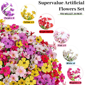 UV-resistant outdoor flowers stay bright under sun exposure