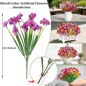 Maintenance-free arrangement for patios, balconies, and porches