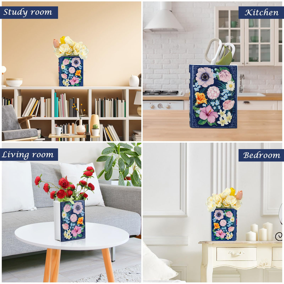 Uiifan book-inspired vase doubles as a conversation starter
