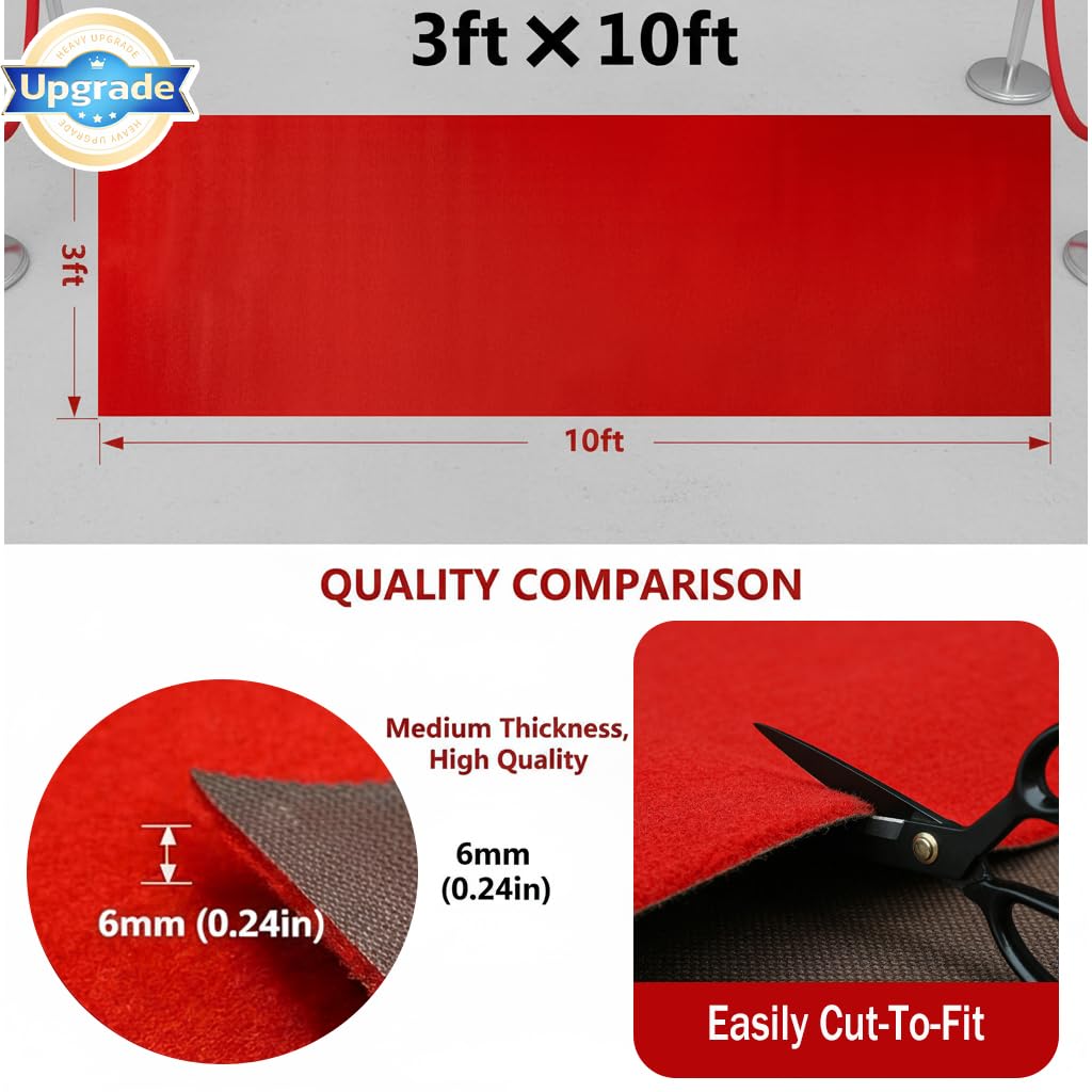 Uimiduosoy 425 GSM premium felt base provides long-lasting durability