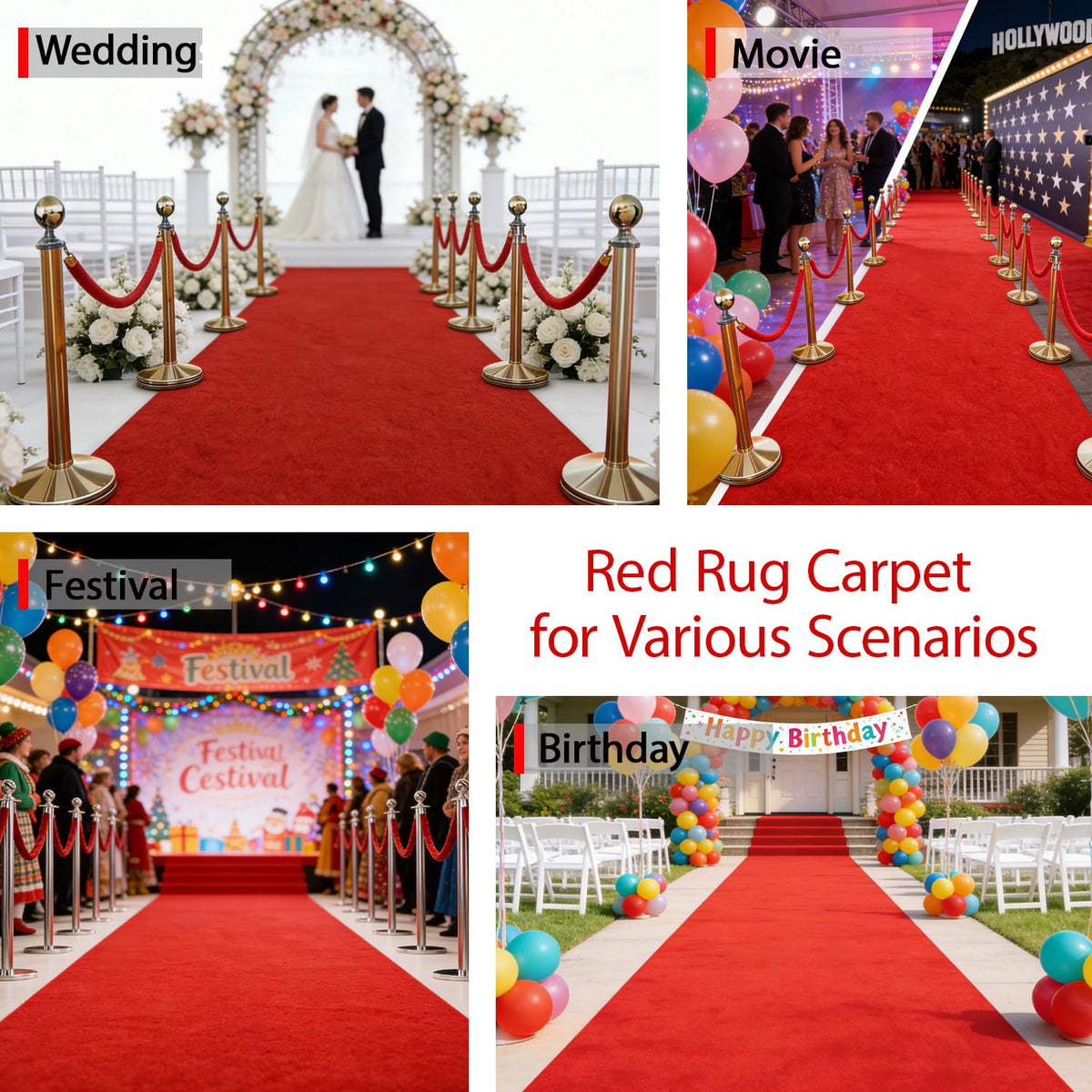 Uimiduosoy indoor and outdoor adaptable carpet for events