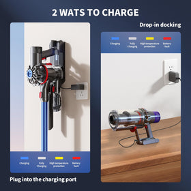 Anti-slip design on the Uionvot Dyson V10 battery prevents movement during use.