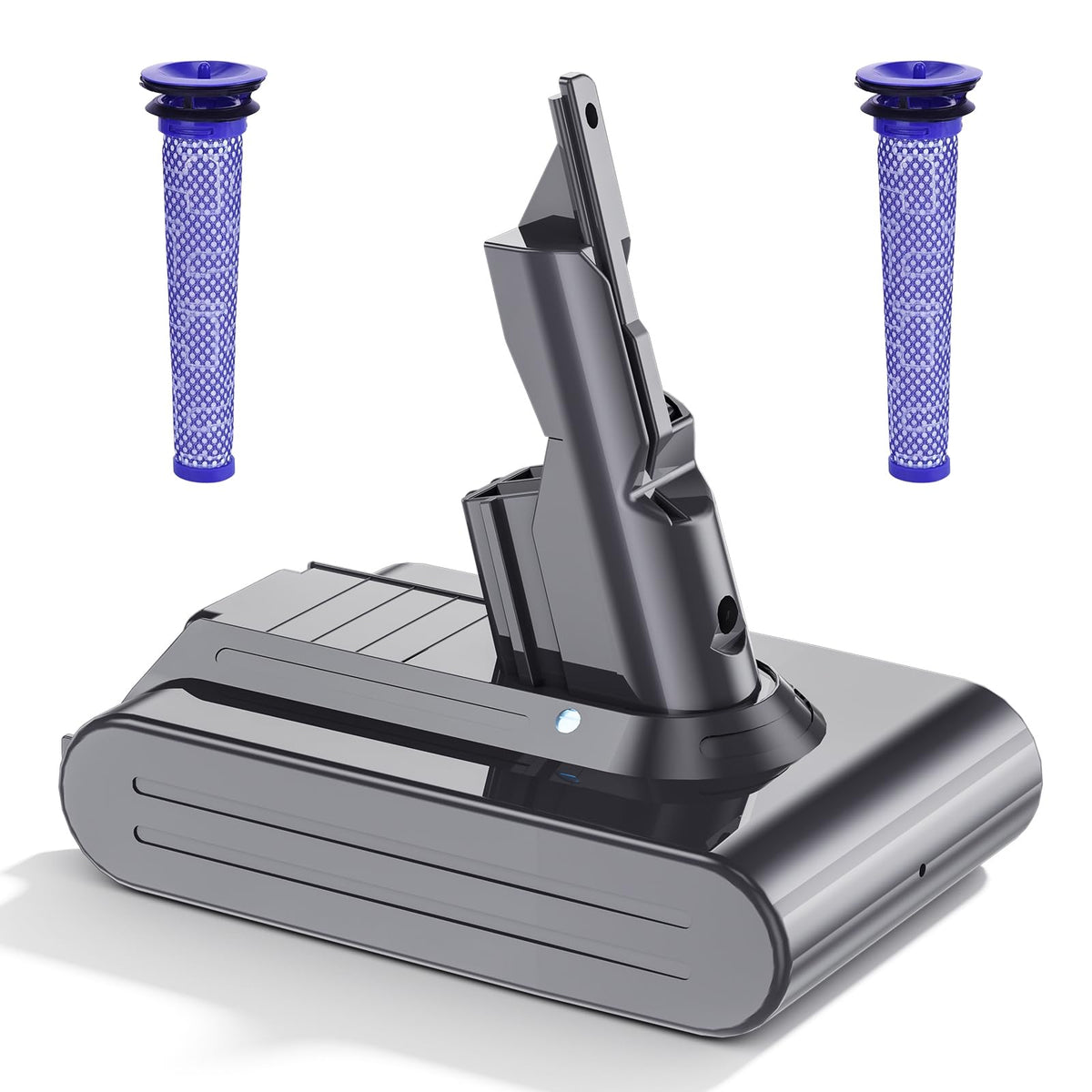 Uionvot Dyson V7 battery packaging with replacement kit for easy swap