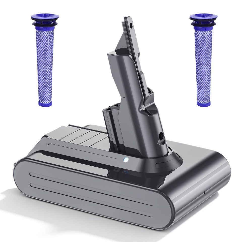 Uionvot Dyson V7 battery packaging with replacement kit for easy swap