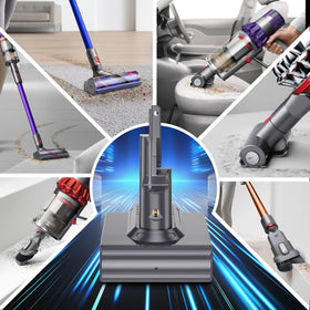 System ready for home cleaning with Uionvot battery