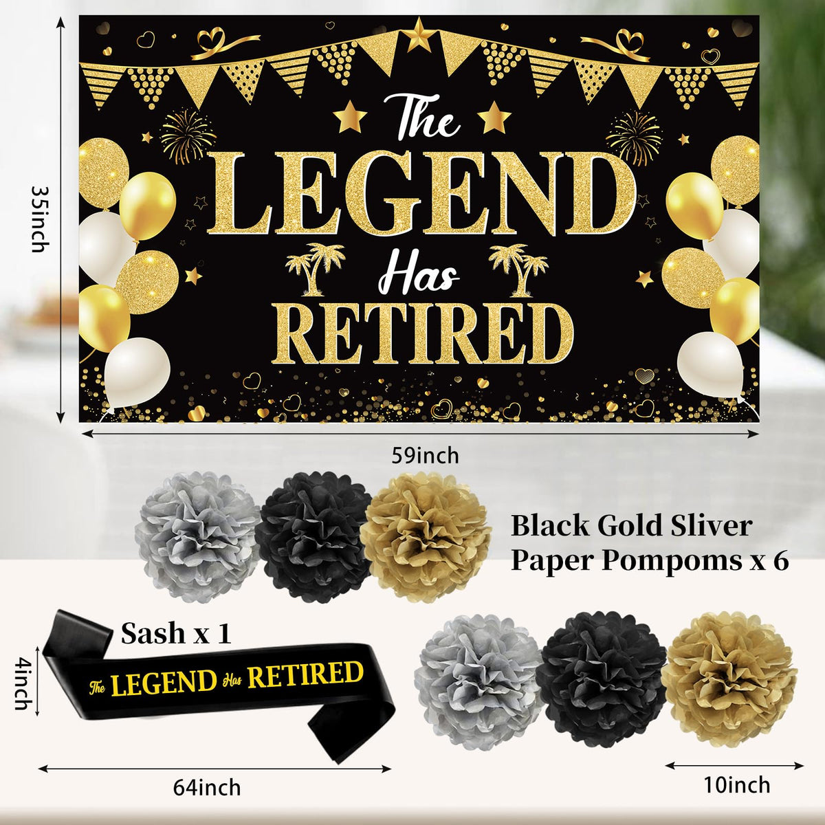 Uiorgui retirement sash adds a stylish touch to the farewell