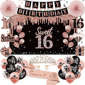 Uiorgui Sweet 16 crown for a photo-ready birthday moment