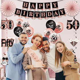 Uiorgui 50th decoration kit simplifies party styling