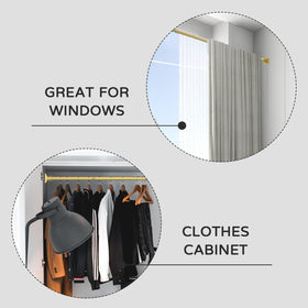 UIOSANRT adjustable tension rod for windows or doors