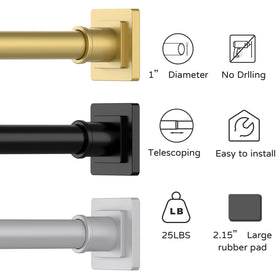 UIOSANRT tension rod with spring for strong hold