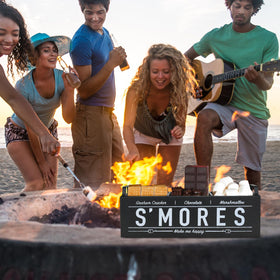 Uipame S'Mores Station waterproof finish eases cleanup after use.