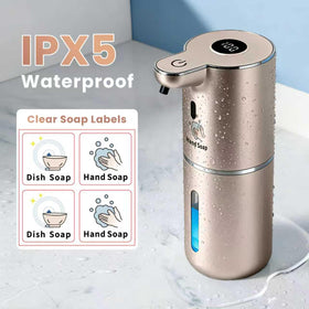 Uixitoil gold dispenser six-level volume control to tailor soap output