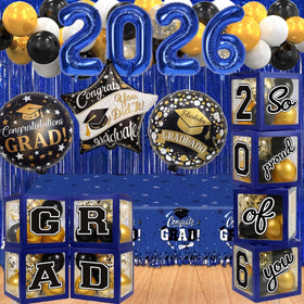 UJoyant 2026 foil balloons create a striking graduation focal point for photos.