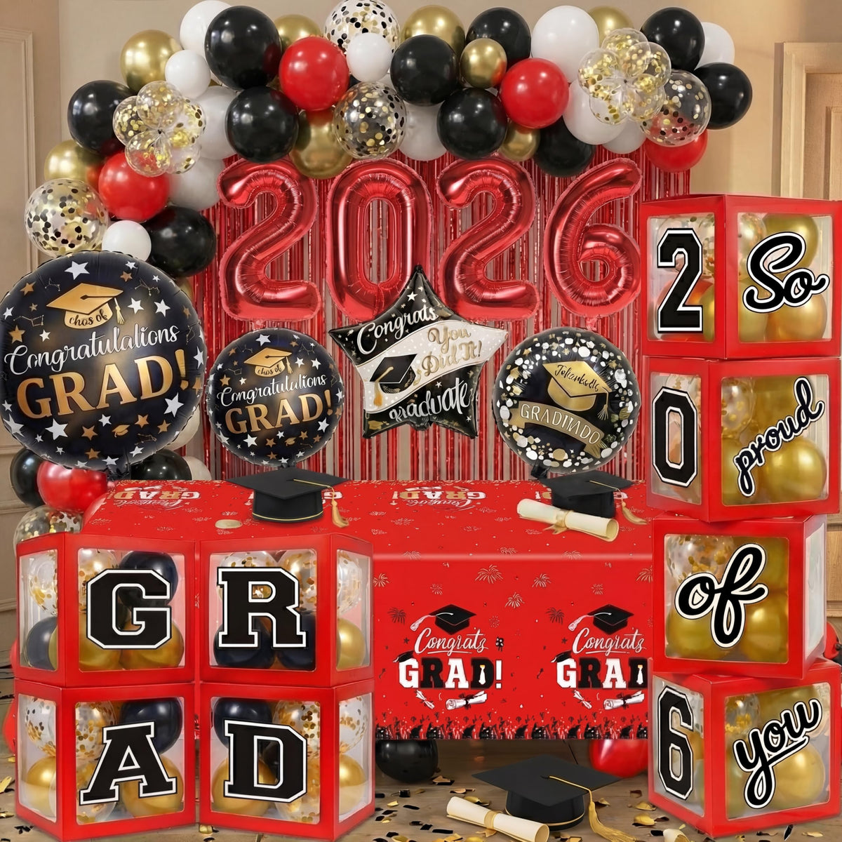 UJoyant balloon arch garland kit ready to wow guests.