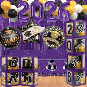 UJoyant 2026 foil balloons as a bold centerpiece for graduation décor