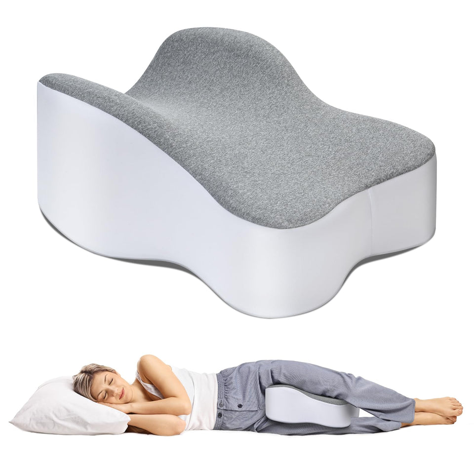 UJPFEO knee pillow for side sleepers supporting spine and hips for better rest
