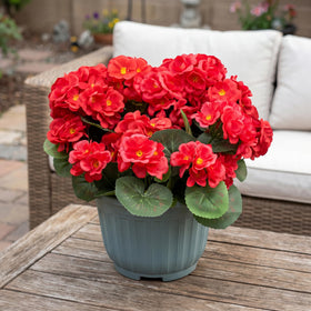 UJROQI artificial geraniums outdoor bendable stems for custom arrangements