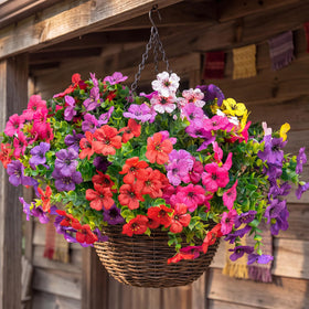 UJROQI wooden barrel planter complements rustic or modern outdoor decor.