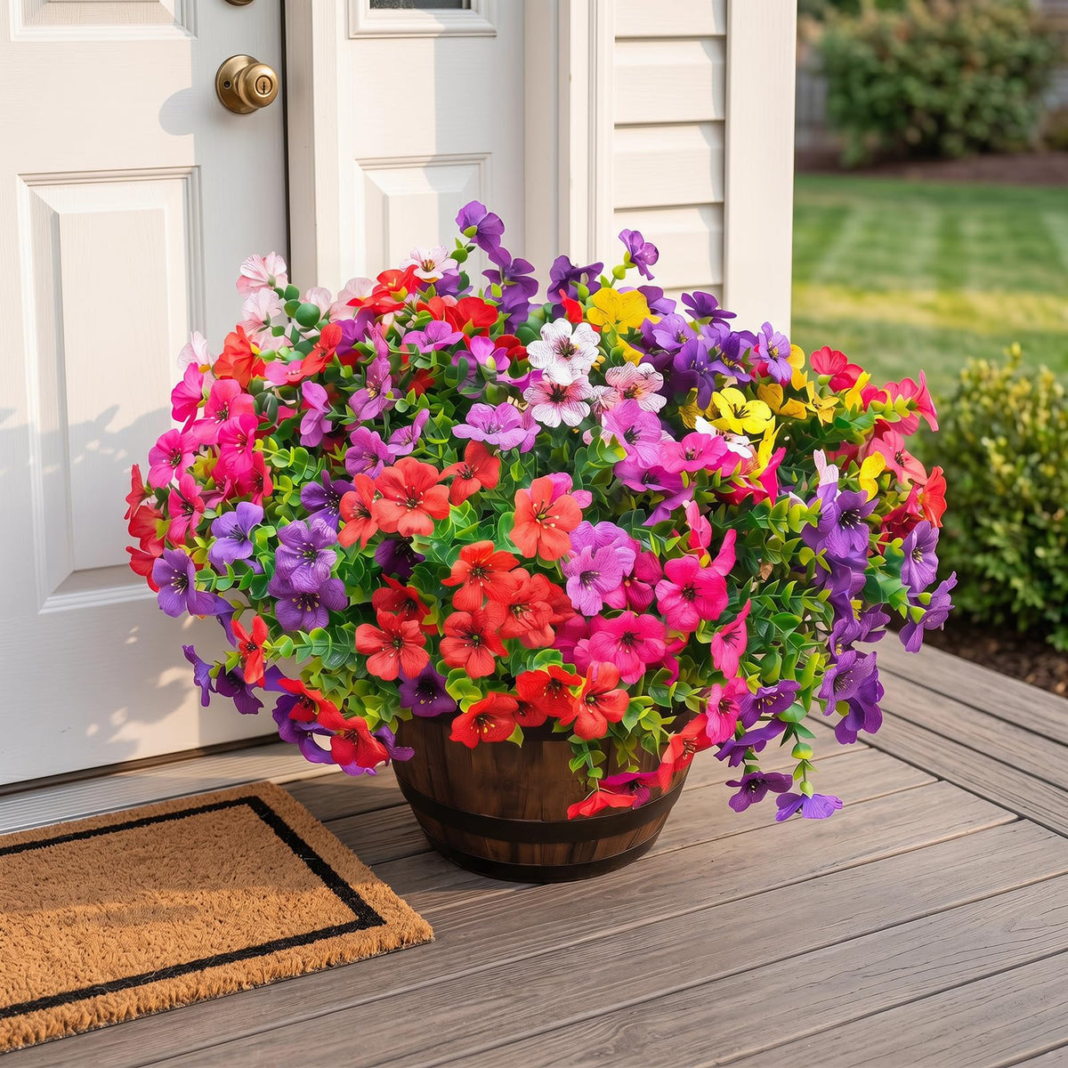 UJROQI multi-pack fills large pots quickly for lush displays.
