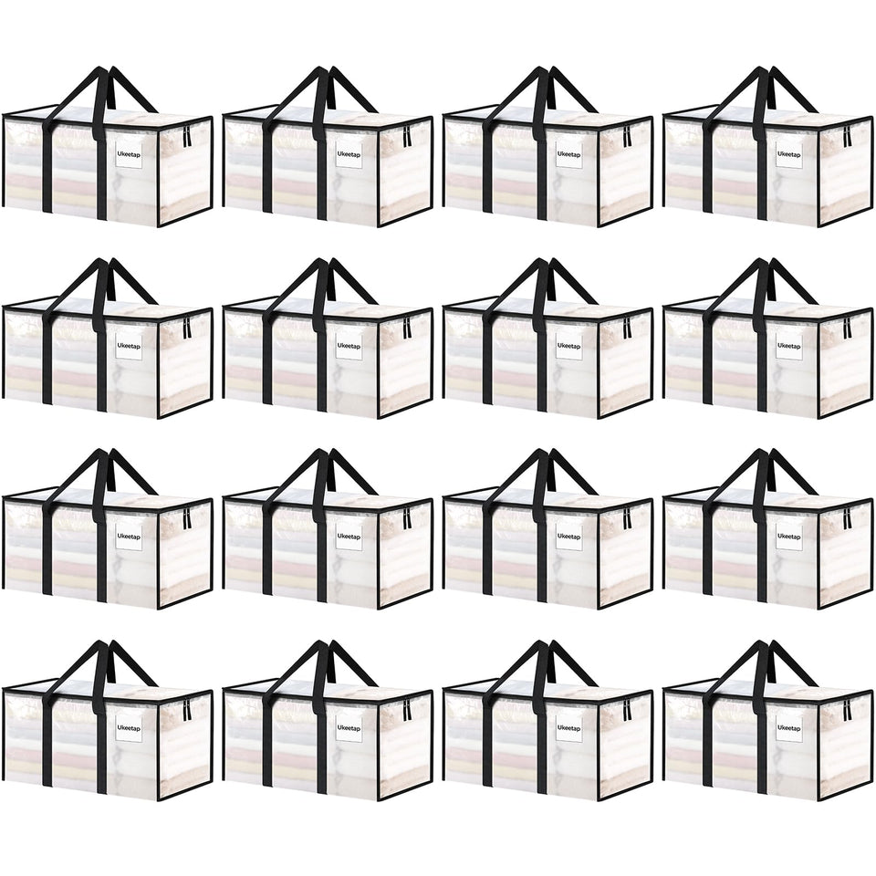 Ukeetap extra-large moving bags with open-top design for quick packing.