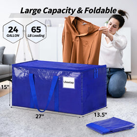Ukeetap extralarge moving bag showing reinforced handles for heavy loads.