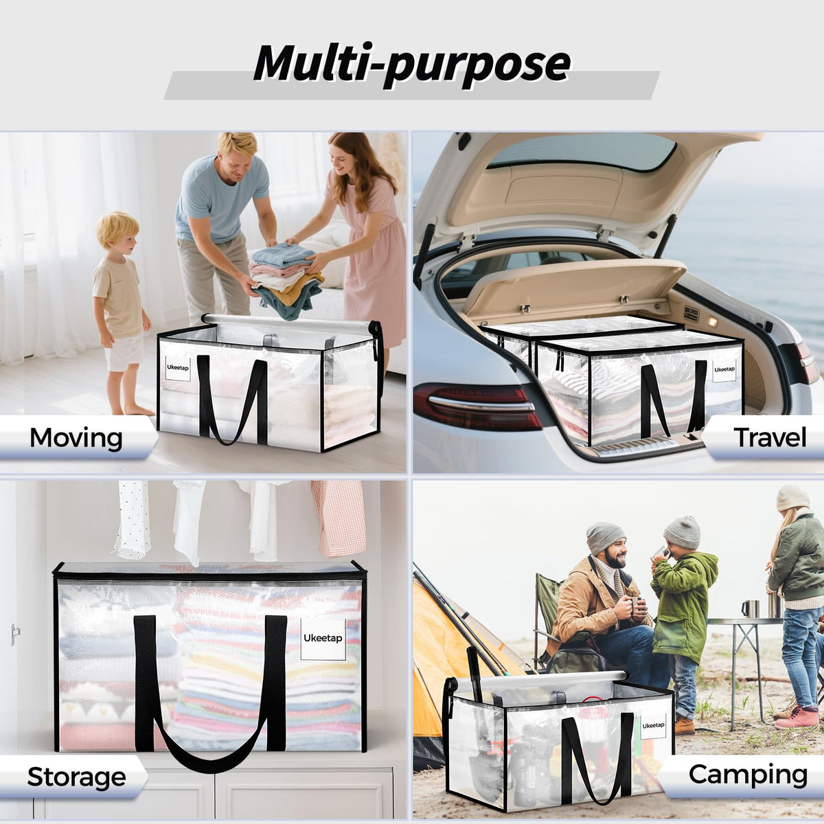Ukeetap label pocket aids organization and fast retrieval.
