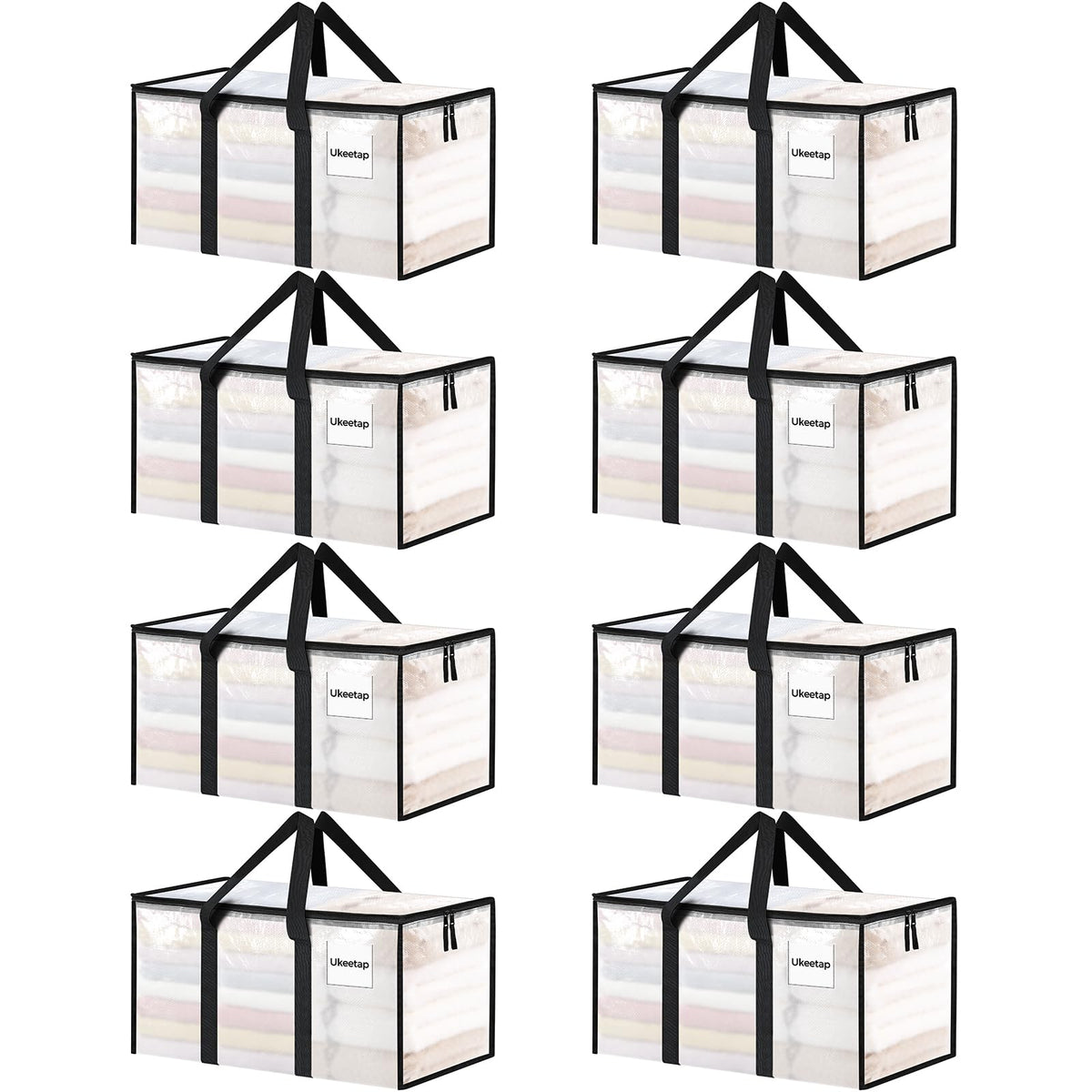Ukeetap moving bags extra-large with top opening for easy packing and loading.